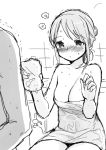  bad_id bath blush breasts cleavage higebu inazuma_eleven inazuma_eleven_(series) inazuma_eleven_go kudou_fuyuka large_breasts towel wet 