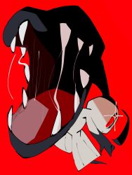  animal_focus attack attacking_viewer back big_hair black_skin claws colored_skin commentary_request drooling extra_mouth fangs full_body highres imminent_bite living_hair looking_at_viewer mawile multicolored_skin no_humans pokemon pokemon_(creature) pokemon_focus red_eyes saliva shaded_face sharp_teeth sparkling_eyes su1sooo teeth two-tone_skin yellow_skin 