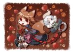  apple brown_hair chachi_(azuzu) character_doll craft_lawrence doll food fruit holo red_eyes spice_and_wolf tail tongue torako_(torahituzi) wolf_ears wolf_tail 