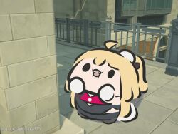 1girl animated_gif cissia_(zenless_zone_zero) fangs long_hair open_mouth superappleman zenless_zone_zero