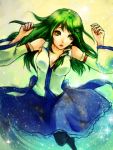 even_(artist) green_hair highres kochiya_sanae skirt touhou