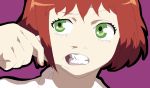  cheek_pinching green_eyes joshi_kousei katawa_shoujo parody pinching red_hair redhead simple_background teeth tezuka_rin theblueberryblanket 