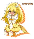  blonde_hair cure_peace kise_yayoi long_hair magical_girl mozuya_murasaki precure ribbon skirt smile_precure! yellow_eyes 