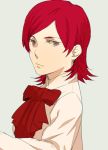  bad_id bow fate/zero fate_(series) red_eyes red_hair redhead short_hair simple_background sola-ui_nuada-re_sophia-ri sukumaraku 