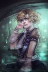  angry blonde_hair hand_on_own_face mizuhashi_parsee sheryth solo tears touhou 