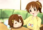  brown_hair character_doll diesel-turbo hirasawa_ui hirasawa_yui k-on! short_hair short_ponytail 