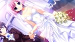  dress flower fumio grisaia_no_kajitsu komine_sachi wedding_dress 