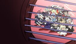  6+girls ako_(blue_archive) ako_(dress)_(blue_archive) angel_wings animal_ears arms_up baseball_cap black_coat black_dress black_hair black_jacket black_pantyhose blonde_hair blue_archive blue_dress blue_hair blunt_bangs bob_cut cat_ears cat_girl clothes_around_waist coat collared_shirt cross_hair_ornament demon_girl demon_horns demon_wings dress english_text evening_gown eyewear_on_head faceless faceless_female fox_ears fox_girl from_behind grey_hair hair_ornament half_updo halo happy hat highres hina_(blue_archive) hina_(dress)_(blue_archive) hiyori_(blue_archive) hiyori_(swimsuit)_(blue_archive) horns hoshino_(armed)_(blue_archive) hoshino_(blue_archive) ibuki_(blue_archive) idol idol_clothes jacket jacket_around_waist kazusa_(band)_(blue_archive) kazusa_(blue_archive) long_hair long_sleeves looking_at_another looking_through_window low_twintails makoto_(blue_archive) mari_(blue_archive) mari_(idol)_(blue_archive) meme military_uniform mine_(blue_archive) mine_(idol)_(blue_archive) mini_hat multiple_girls official_alternate_costume official_alternate_hairstyle open_clothes open_coat pantyhose parody peaked_cap pinafore_dress pleated_skirt print_shirt profanity purple_dress red_jacket rio_(blue_archive) running sad sakurako_(blue_archive) sakurako_(idol)_(blue_archive) saori_(blue_archive) saori_(swimsuit)_(blue_archive) school_uniform seia_(blue_archive) sesield shiroko_(blue_archive) shiroko_terror_(blue_archive) shirt short_hair sidelocks simple_background sketch skirt sleeveless sleeveless_dress sleeves_past_fingers sleeves_past_wrists sparkle spongebob_squarepants_(series) squidward_looking_out_the_window_(meme) sunglasses t-shirt tearing_up trembling twintails wavy_hair white_hair white_shirt window wings wolf_ears wolf_girl wristband yoshimi_(band)_(blue_archive) yoshimi_(blue_archive) 