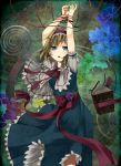  alice_margatroid blonde_hair blue_eyes book capelet flower hairband restrained short_hair solo tears touhou unasaka_ryou 