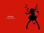  flandre_scarlet ipod parody possible_duplicate red silhouette touhou 