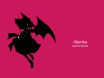  ipod parody possible_duplicate remilia_scarlet silhouette simple_background touhou 