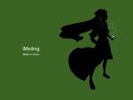  green hong_meiling ipod parody silhouette touhou 