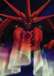  aurora_borealis getter_emperor getter_robo mecha no_humans shin_getter_robo space 