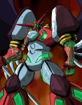  mecha no_humans shin_getter-1 shin_getter_robo wings 