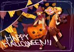  candy catboy food halloween kagamine_len kagamine_rin lollipop nanahoshi vocaloid witch 