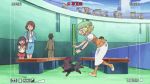  animated animated_gif bel_(pokemon) bench camera cane cap chase chasing formal gif hat lowres mother_and_daughter official_art pantyhose pokemon pokemon_(anime) pokemon_(creature) pokemon_black_and_white pokemon_bw skirt suit viewfinder wristband zorua 