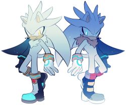  1boy animal_ears animal_nose black_shoes blue_eyes body_fur bracelet closed_mouth full_body furry furry_male gloves gold_bracelet grey_fur hedgehog_boy highres jewelry long_hair looking_at_viewer male_focus multiple_views neck_fur prototype_design shoes short_tail silver_the_hedgehog silver_the_hedgehog_(beta_design) simple_background smile solo sonic_(series) sonic_the_hedgehog_(2006) standing tail weon1119 white_background white_gloves yellow_eyes 