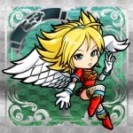  amaguchi_chiyoko angel_wings armor blonde_hair boots breath_of_fire breath_of_fire_i chibi elbow_gloves gloves green_eyes hairband lowres nina_(breath_of_fire_i) short_hair thigh-highs thighhighs white_wings wings 