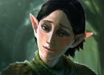  bust dragon_age dragon_age_2 elf face female maya_sawamura_anderson merrill merrill_(dragon_age_2) pointy_ears solo 