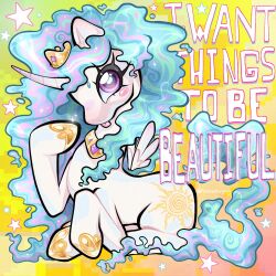  animal animal_focus cutie_mark cutie_mark_print feathered_wings highres horns horse my_little_pony my_little_pony:_friendship_is_magic no_humans pony_(animal) prepare4surgery princess_celestia single_horn unicorn winged_unicorn wings 