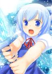  47agdragon blue_eyes blue_hair cirno ice_sword sword touhou weapon wings 