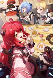  alice_thymefield long_hair lucia_elowen multiple_girls rabbit_ears ukinami_yuzuha zenless_zone_zero 