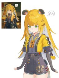 1girl animal_ears ju_fufu long_hair tiger_ears tiger_girl tiger_tail zenless_zone_zero