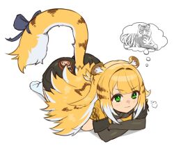 1girl animal_ears ju_fufu long_hair tiger tiger_ears tiger_girl tiger_tail zenless_zone_zero