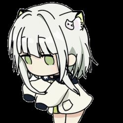 1girl animal_ears animated_gif arknights kal'tsit_(arknights) short_hair