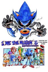  1990s_(style) 1boy absurdres angry animal_ears animal_nose aqua_hair arm_cannon arms_at_sides artist_name baggy_pants bare_shoulders black_eyes black_shirt blue_fur blue_tail body_fur boots bracelet claws clenched_hand clenched_hands clenched_teeth closed_mouth colored_skin commentary constricted_pupils cover cover_page cowboy_hat crocodilian crossover dinosaur dragon dragon_ball dragon_ball_z e-102_gamma earrings ears_down energy_gun english_commentary espio_the_chameleon flat_chest fox_boy fox_ears fox_tail frown full_body furry furry_female furry_male fusion gloves gold_bracelet green_eyes green_fur green_hair green_skin grey_gloves gun hair_tie hand_up hands_on_own_hips hat headphones hedgehog highres holding holding_gun holding_weapon horns jaggy_lines jat0_art jewelry kitsunami_the_fennec knuckles_the_echidna legs_apart long_hair looking_at_viewer male_focus manga_cover mecha metal_sonic middle_finger mighty_the_armadillo motion_blur multicolored_hair multiple_earrings multiple_tails no_humans orange_fur pants parody piercing pink_eyes pointy_ears ponytail puffy_pants purple_skin rabbit_boy rabbit_ears red_fur red_hair retro_artstyle robot running science_fiction serious shaded_face shadow_the_hedgehog sharp_teeth shell shirt shoes short_hair sidelocks sideways_mouth silver_the_hedgehog simple_background single_horn sleeveless sleeveless_shirt socks sonic_(series) sonic_the_hedgehog spiky_hair standing style_parody super_shadow surge_the_tenrec tail tails_(sonic) teeth topknot transparent_background twitter_username two-tone_fur two-tone_hair two_tails v vector_the_crocodile weapon white_background white_gloves white_socks yellow_eyes yellow_fur yellow_pants 