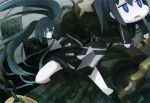  black_rock_shooter black_rock_shooter_(character) highres huge_weapon tansuke twintails weapon 