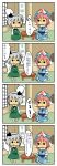  comic highres konpaku_youmu saigyouji_yuyuko teeburu touhou translated translation_request 