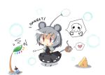  bad_id cheese chibi dowsing_rod dowsing_rods engrish flandre_scarlet grey_hair heart jeweled_pagoda mouse mouse_ears mouse_tail nabiiro nazrin nibiiro_shizuka object_on_head pikmin plant ranguage red_eyes short_hair skull tail touhou 