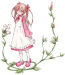  asahikawa_hiyori copyright_request dress long_hair pink_eyes pink_hair solo twintails 
