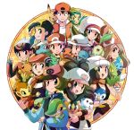  alternate_costume bandana bandanna baseball_cap black_hair blue_(pokemon) brown_hair bulbasaur charmander chikorita chimchar crystal_(pokemon) cyndaquil gloves gold_(pokemon) gold_(pokemon)_(remake) haruka_(pokemon) hat hikari_(pokemon) kotone_(pokemon) kouki_(pokemon) kouki_(pokemon)_(classic) md5_mismatch mudkip multiple_boys multiple_girls oshawott pikachu piplup pixiv_thumbnail poke_ball pokemon pokemon_(creature) pokemon_(game) pokemon_bw pokemon_dppt pokemon_gsc pokemon_rgby pokemon_rse red_(pokemon) red_(pokemon)_(remake) snivy squirtle tepig torchic totodile touko_(pokemon) touya_(pokemon) treecko turtwig tyhrycka yuuki_(pokemon) yuuki_(pokemon)_(classic) 