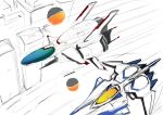  bad_id bit_(r-type) crossover flying gradius irem konami no_humans r-type space_craft starfighter vic_viper 