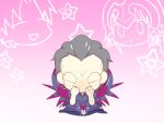  a-very-merry-unbirthday-to-you buri_hamachi caster_(fate/zero) chibi closed_eyes eyes_closed fate/zero fate_(series) male solo 