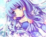  aoki_reika blue blue_hair bowtie choker cure_beauty hair_tubes head_wings highres long_hair magical_girl payot precure ringonotane smile_precure! solo tiara 