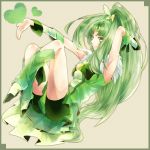  boots bowtie circlet cure_march dress green_background green_dress green_eyes green_hair green_motif heart long_hair looking_off_side midorikawa_nao outstretched_hand precure shorts_under_skirt simple_background smile smile_precure! solo spats thighs tiara tri_tails very_long_hair wrist_cuffs yokomori_(mokoyo) 