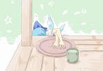  arm blue_hair bow cirno comic crumbs cup hair_bow sakimiya_(inschool) searching silent_comic solo star tea touhou tray wings 