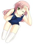  hayate_no_gotoku! katsura_hinagiku long_hair pink_hair swimsuit tagme 