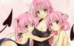 lala_satalin_deviluke momo_velia_deviluke nana_asta_deviluke tail to_love_ru yabuki_kentarou