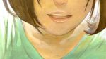  asahi_(sakanasakana) brown_hair close-up face lips lowres original short_hair solo 