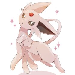  animal_focus closed_mouth colored_sclera espeon forehead_jewel forked_tail full_body gem highres hp7car7nxrq5s7q looking_at_viewer no_humans pokemon pokemon_(creature) pokemon_focus purple_fur purple_sclera red_gemstone simple_background solo star_(symbol) tail violet_eyes white_background 