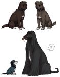  animalization bone collar dog dual_persona emlan fate/stay_night fate/zero fate_(series) kotomine_kirei lord_el-melloi_ii size_difference waver_velvet young 