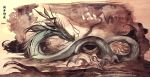  chinese_dragon dragon_rider eastern_dragon faux_traditional_media no_humans original river18 solo 