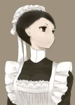  aoyahh apron brown_eyes brown_hair emma hair_up high_collar maid maid_headdress solo victorian victorian_romance_emma 