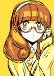  bespectacled blonde_hair glasses hairband kise_yayoi pout precure short_hair smile_precure! solo tima yellow_eyes 