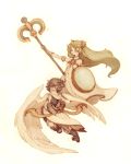  bare_shoulders bow_(weapon) brown_hair goddess green_hair jewelry kid_icarus long_hair luce-in-the-sky palutena pit pit_(kid_icarus) shield tiara very_long_hair weapon wings 