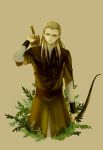  arrow blonde_hair blue_eyes bow_(weapon) elf legolas long_hair lord_of_the_rings male naked_cat pointy_ears quiver solo weapon 